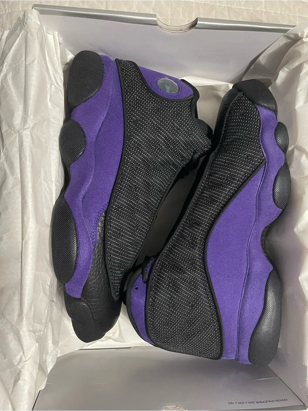 Men Jordan Retro 13 court purple and black